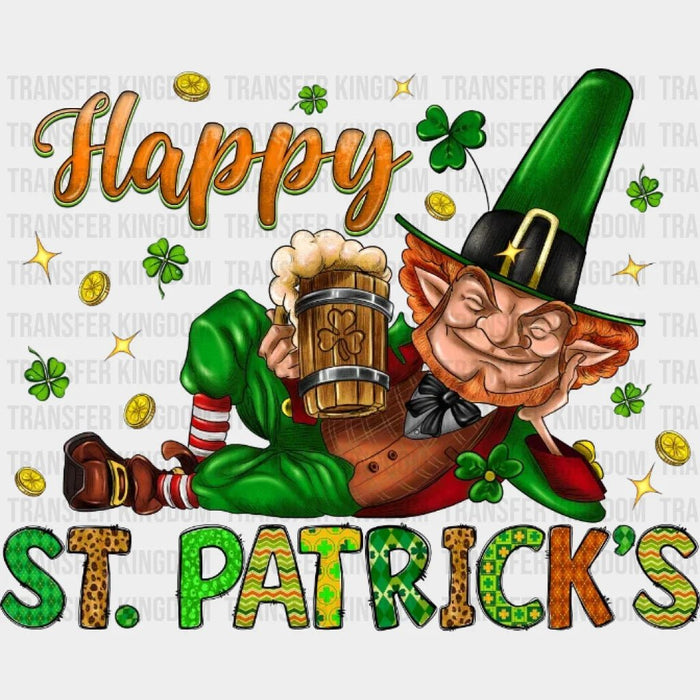 Happy ST. Patrick's Beer Design - DTF heat transfer