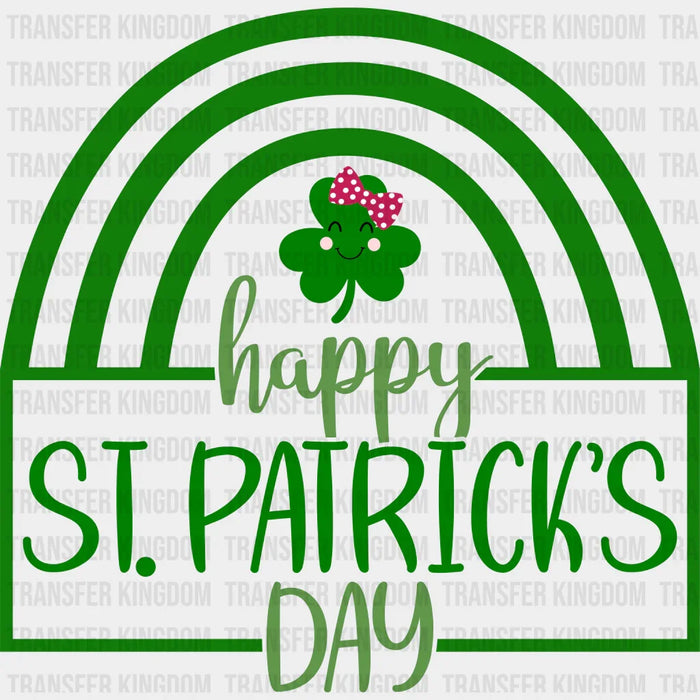 Happy St. Patrick's Day Smiles Design - DTF heat transfer