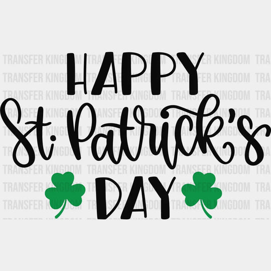 Happy St. Patrick's Day Design - DTF heat transfer - Transfer Kingdom