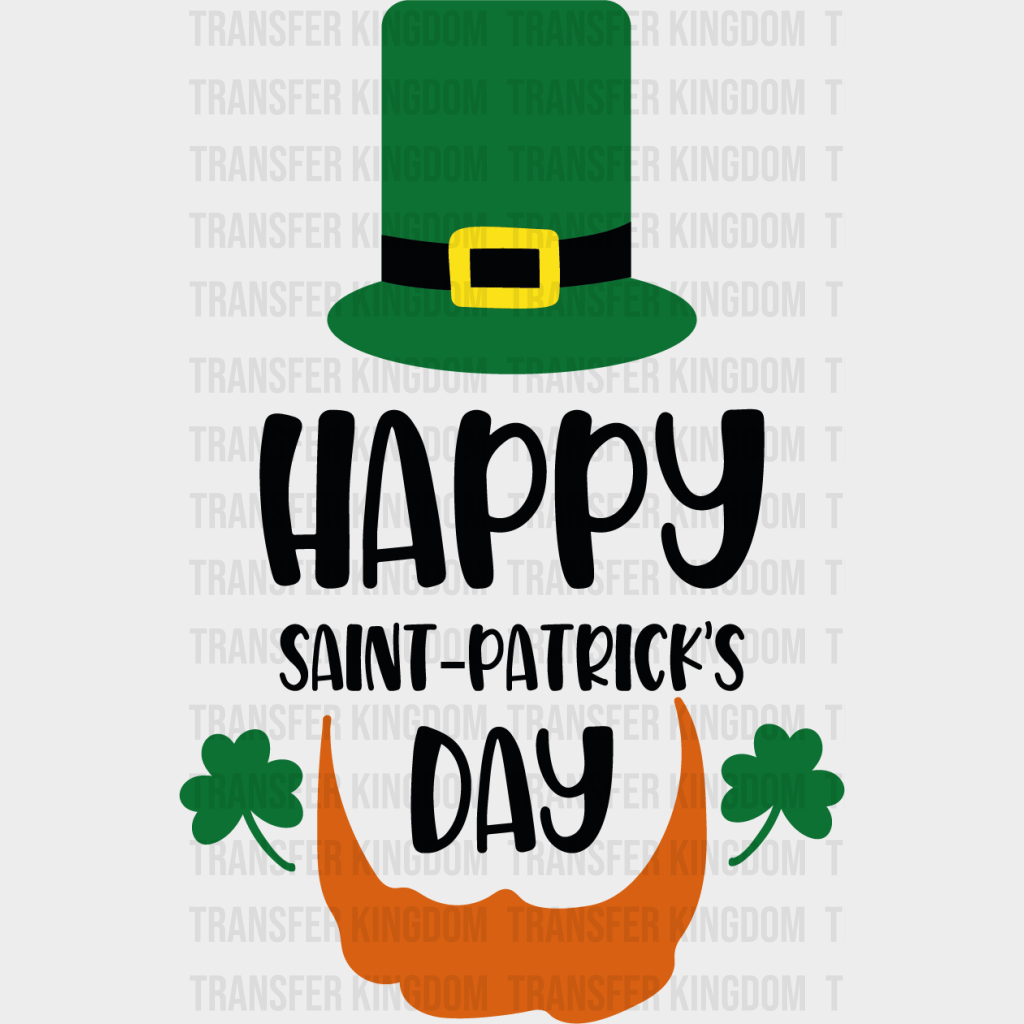 Happy St. Patrick's Day Design - DTF heat transfer - Transfer Kingdom
