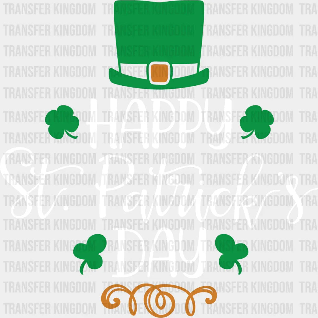 Happy St. Patrick's Day Design - DTF heat transfer - Transfer Kingdom