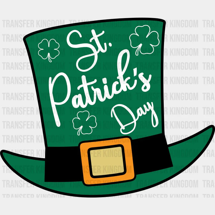 Hat Green Leprachaun St. Patrick's Day Design - DTF heat transfer