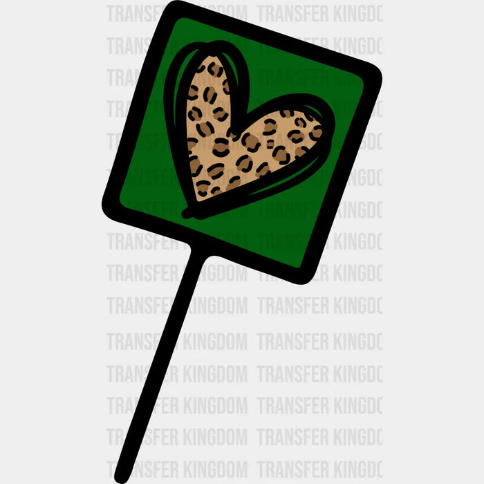 Leopard Heart Sign St. Patrick's Day Design - DTF heat transfer
