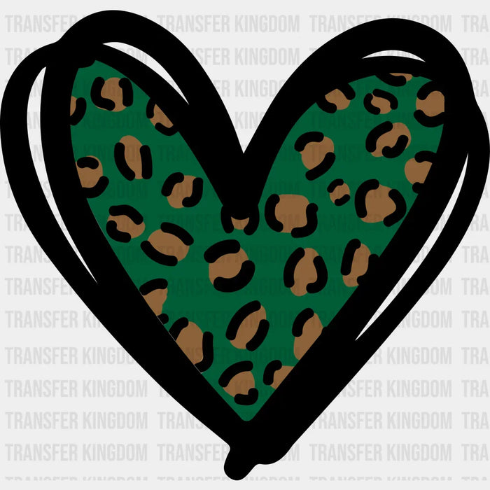 Heart Leopard St. Patrick's Day Design - DTF heat transfer