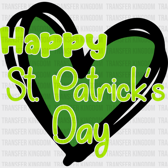 Heart St. Patrick's Day Design - DTF heat transfer - Transfer Kingdom