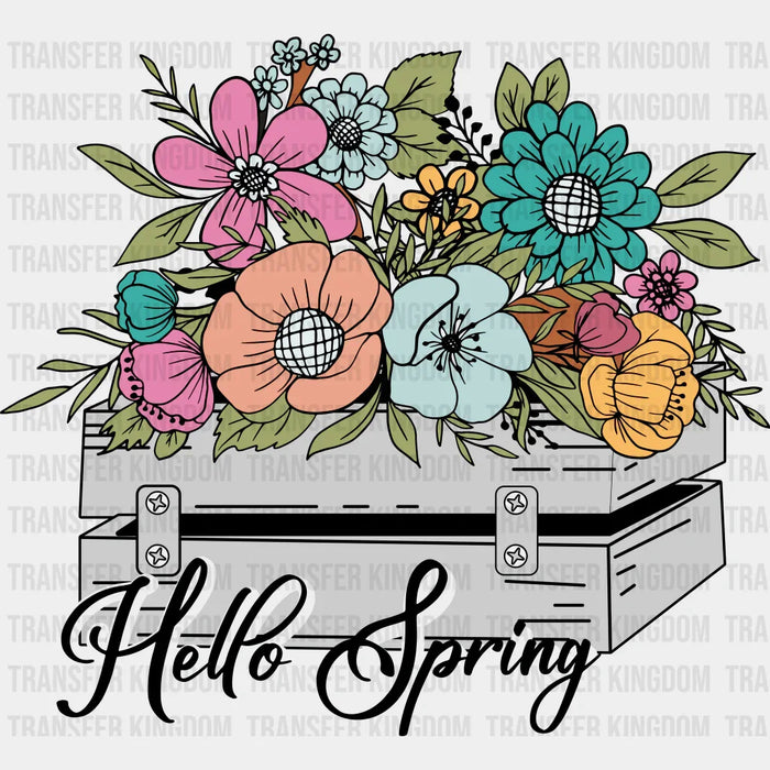Hello Spring Easter Design - DTF heat transfer