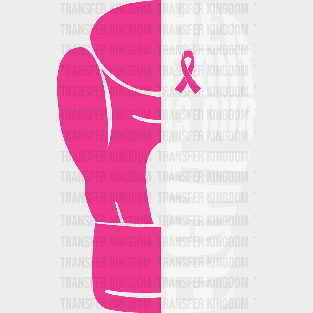 Her Fight Is Our T-Shirt Cancer Support Design - Dtf Heat Transfer Unisex S & M ( 10 ) / Light Color