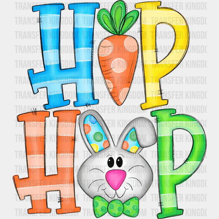 Hip Hop Carrot And Bunny Easter Design - DTF heat transfer