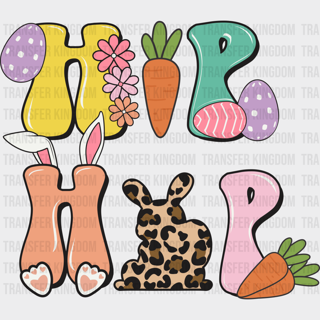 Hip Hop Easter Design - DTF heat transfer - Transfer Kingdom