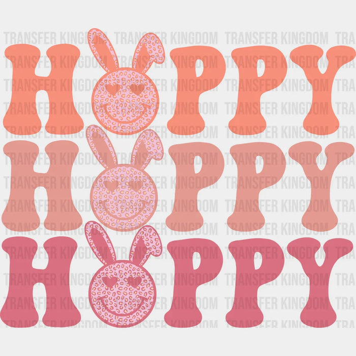 Hoppy Hoppy Hoppy Easter Design - DTF heat transfer