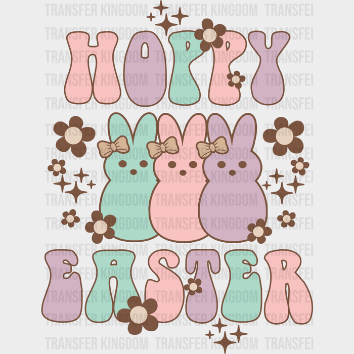 Hoppy Faster Easter Design - DTF heat transfer