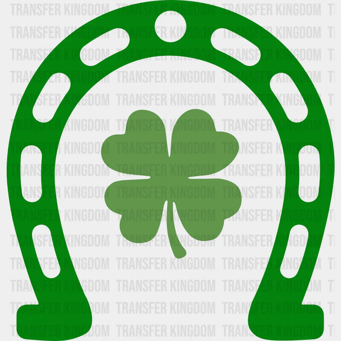 Horseshoe Clover St. Patrick's Day Design - DTF heat transfer