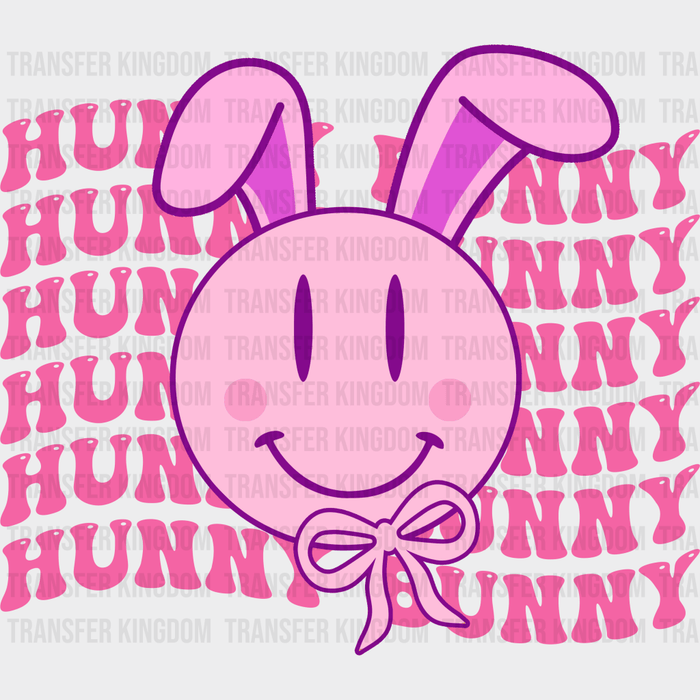 Hunny Bunny Easter Pink Design - DTF heat transfer