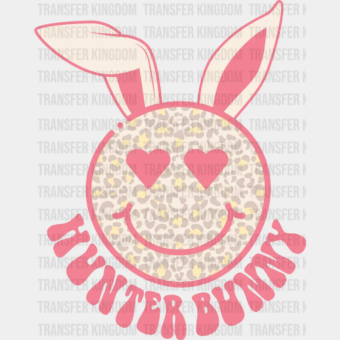 Hunter Bunny Heart Eyes Easter Design - DTF heat transfer
