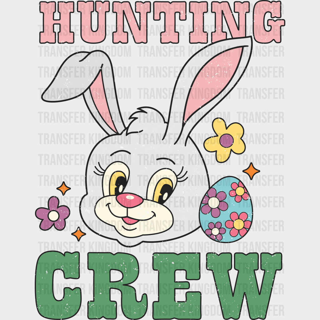 Hunting Crew Easter Design - DTF heat transfer - Transfer Kingdom