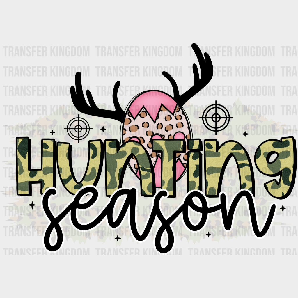 Hunting Season Easter Design - DTF heat transfer - Transfer Kingdom