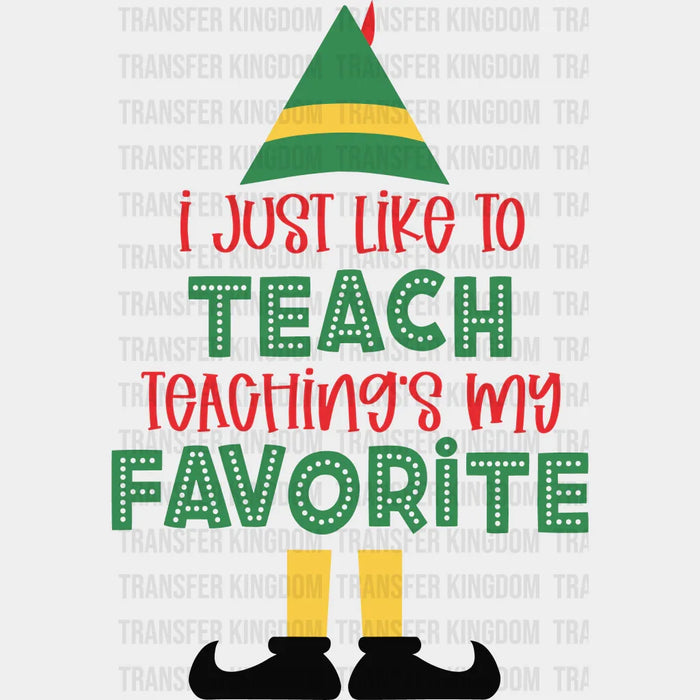 I Just Like The Teach 100 Days School Design - DTF heat transfer