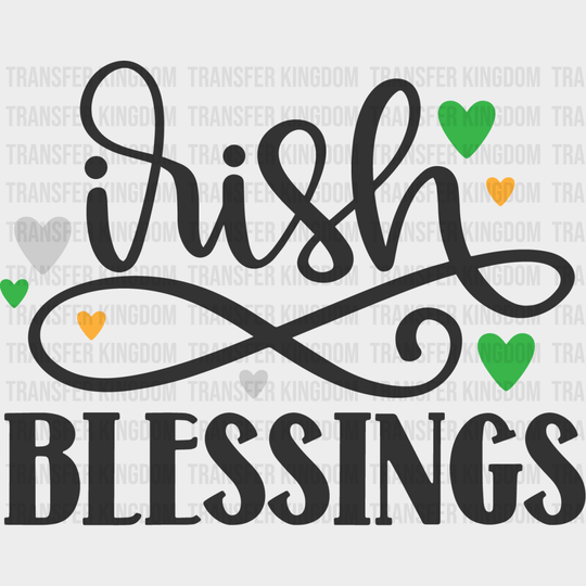 Irish Blessings St. Patrick's Day Design - DTF heat transfer - Transfer Kingdom