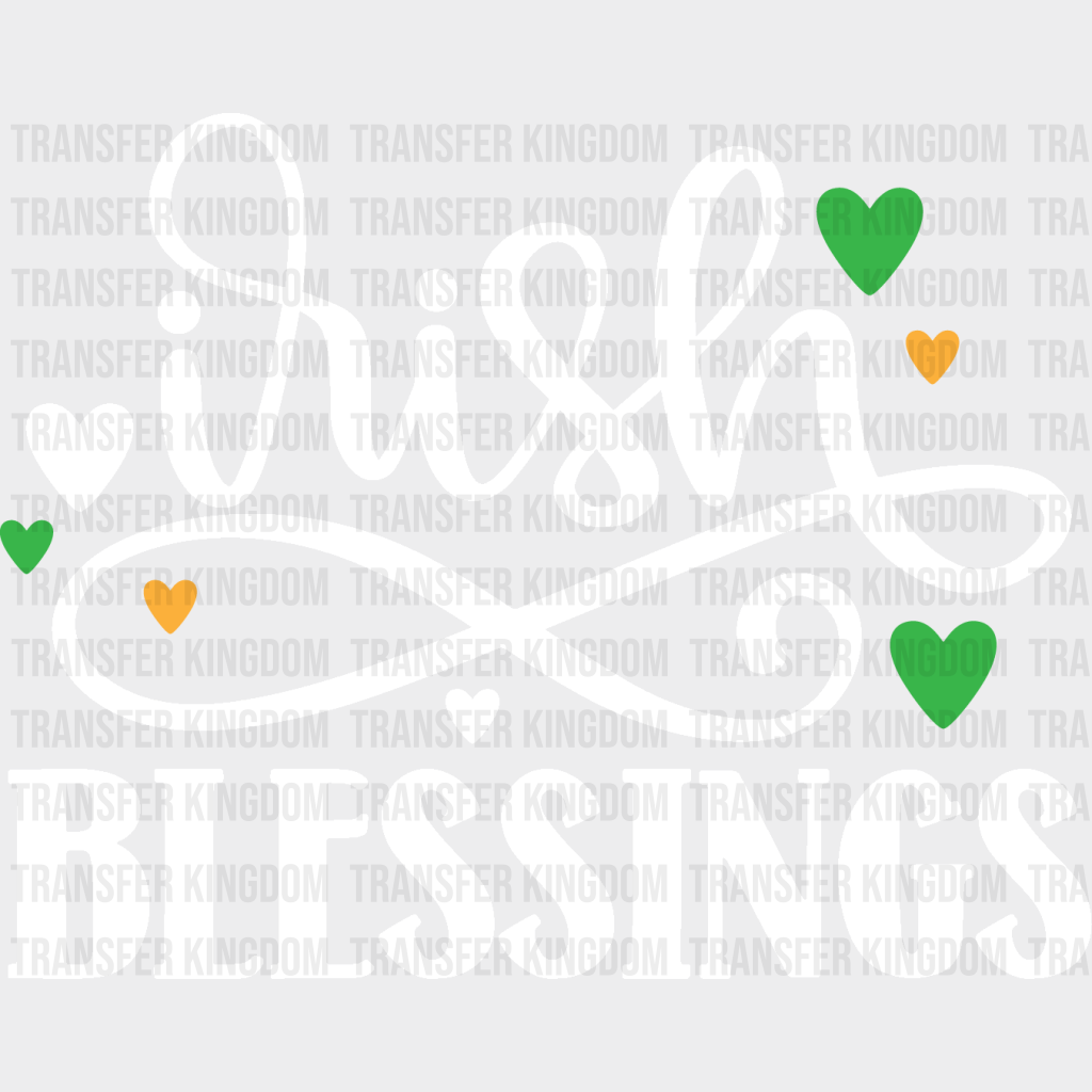 Irish Blessings St. Patrick's Day Design - DTF heat transfer - Transfer Kingdom