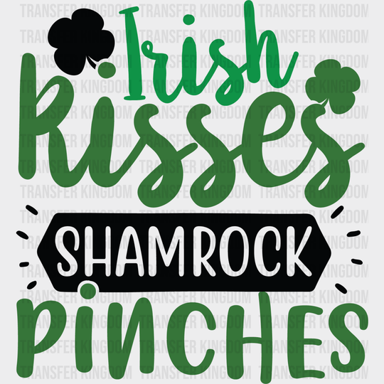 Irish Kisses St. Patrick's Day Design - DTF heat transfer - Transfer Kingdom