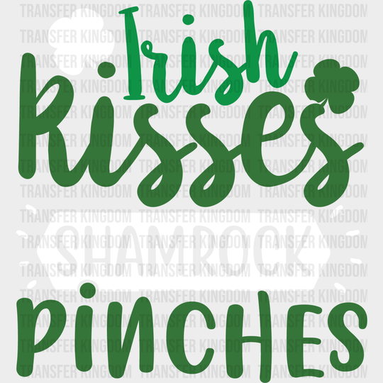 Irish Kisses St. Patrick's Day Design - DTF heat transfer - Transfer Kingdom