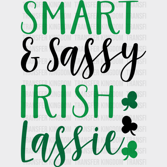 Irish Lassie St. Patrick's Day Design - DTF heat transfer - Transfer Kingdom