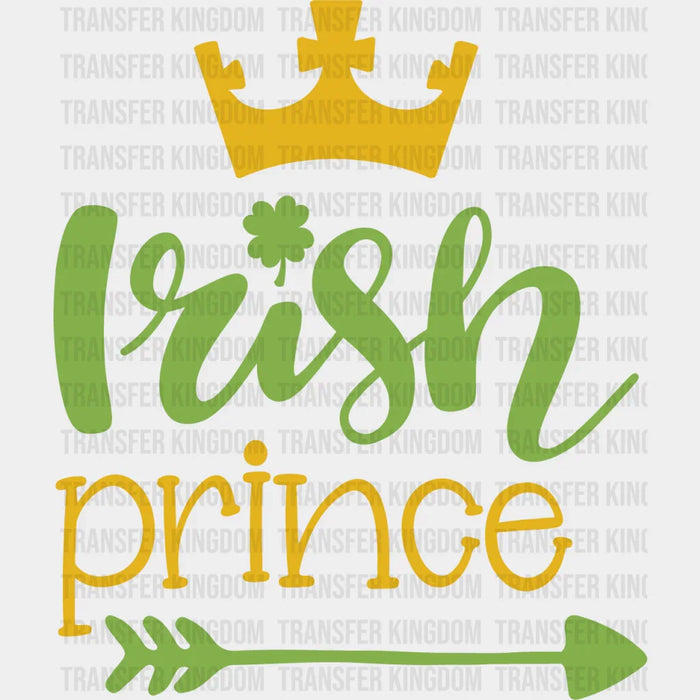 Irish Prince St. Patrick's Day Design - DTF heat transfer