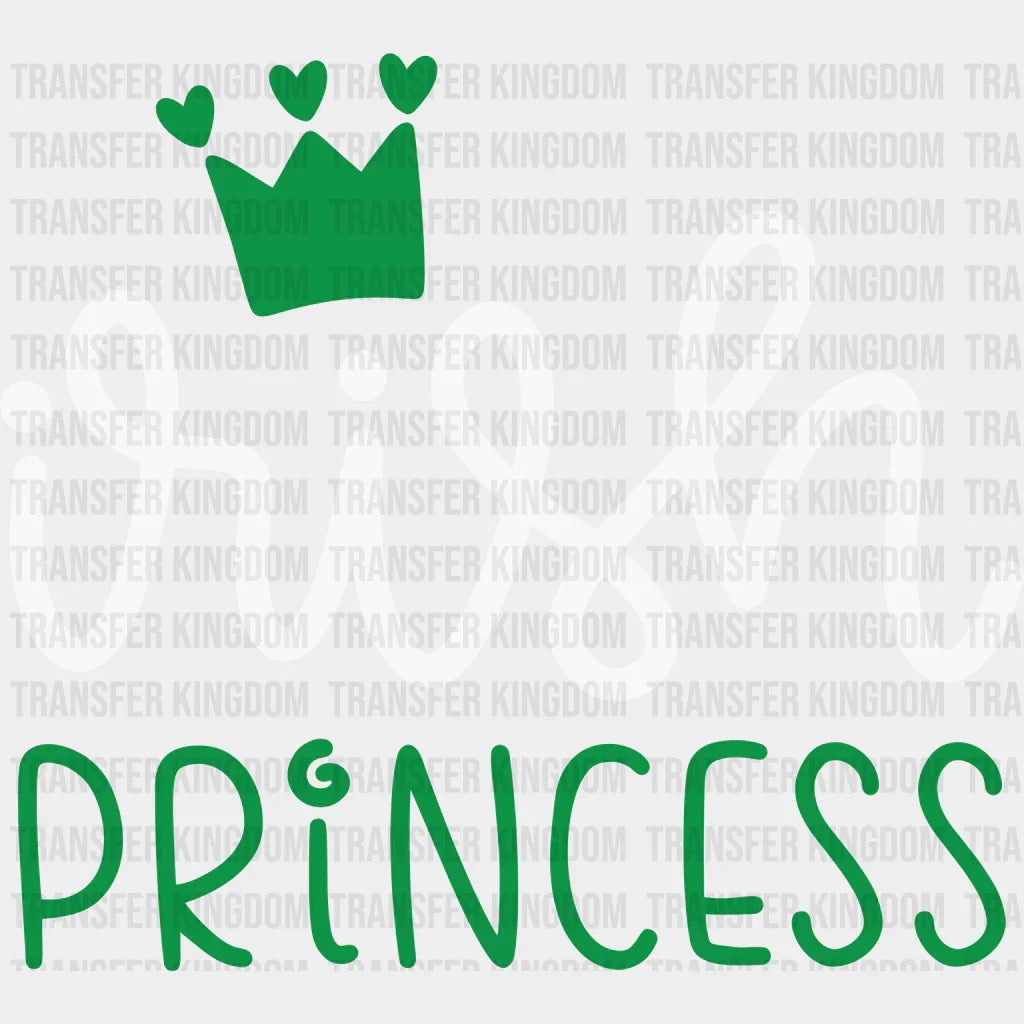 Irish Princess St. Patrick's Day Design - DTF heat transfer - Transfer Kingdom