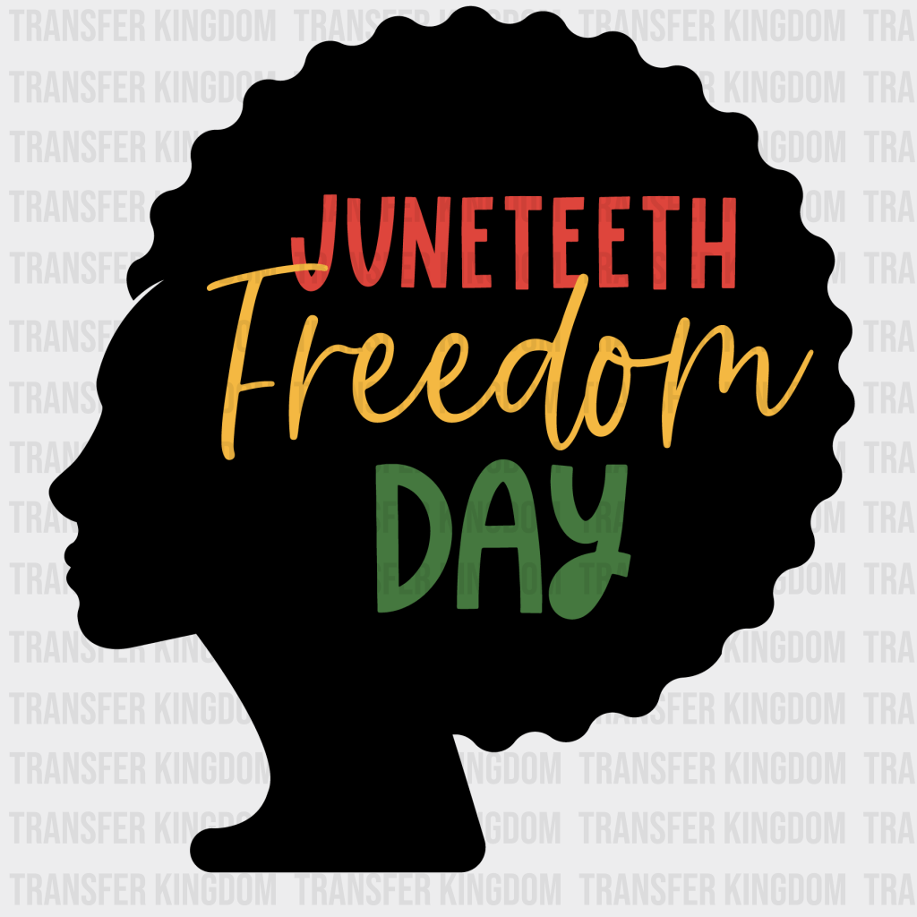 Juneteenth Freedom Day - BLM design DTF heat transfer - Transfer Kingdom