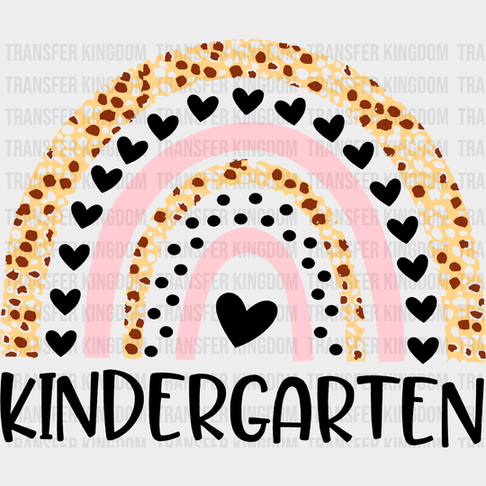 Kindergarten 100 Days Of School Design - DTF heat transfer - Transfer Kingdom