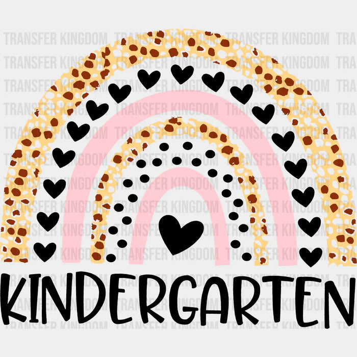 Kindergarten 100 Days Of School Design - DTF heat transfer