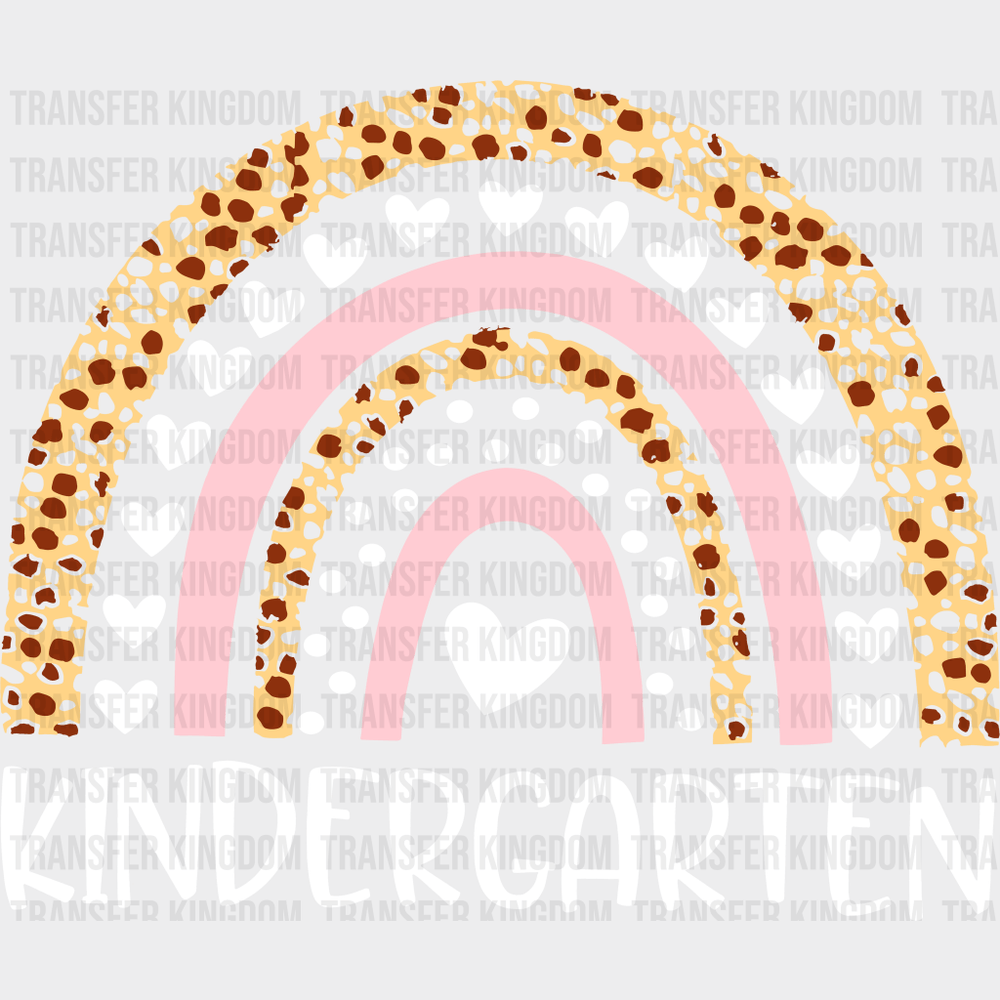 Kindergarten 100 Days Of School Design - DTF heat transfer - Transfer Kingdom