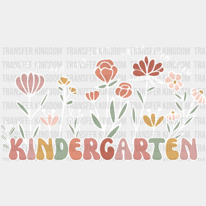 Kindergarten 100 Days School Design - DTF heat transfer