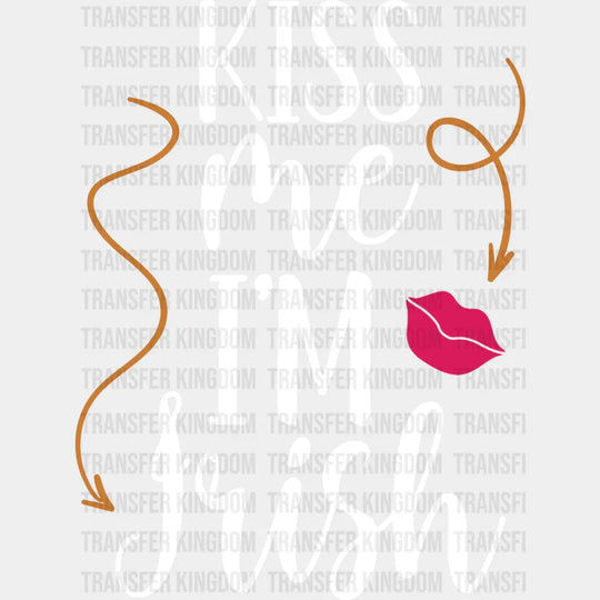 Kiss Me I'm Irish St. Patrick's Day Design - DTF heat transfer - Transfer Kingdom