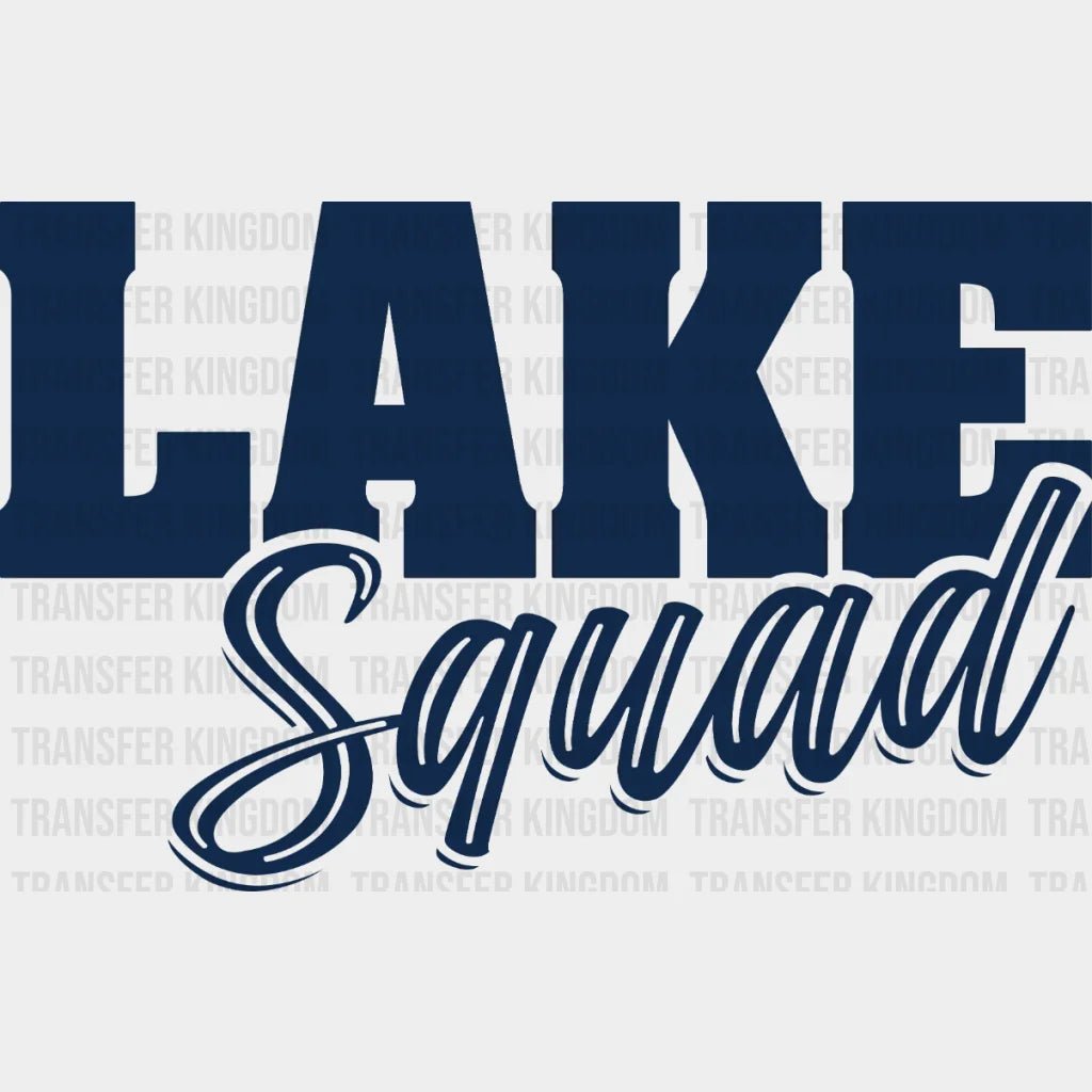 Lake Squad - Camping Group Design Dtf Heat Transfer