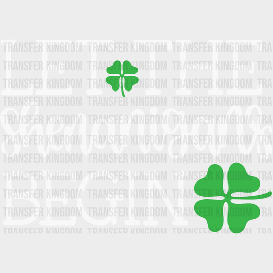 Let The Shenanigans Begin St. Patrick's Day Design - DTF heat transfer - Transfer Kingdom