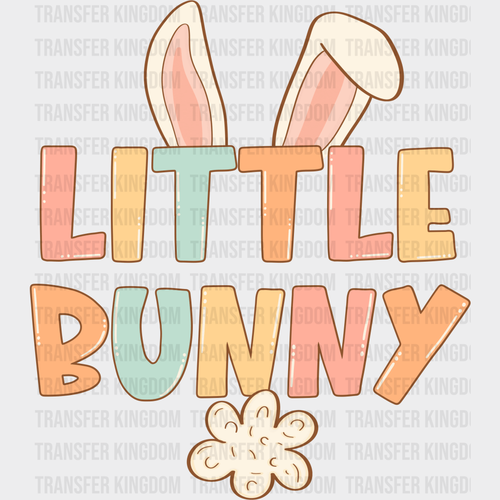 Little Bunny Easter Design - DTF heat transfer - Transfer Kingdom