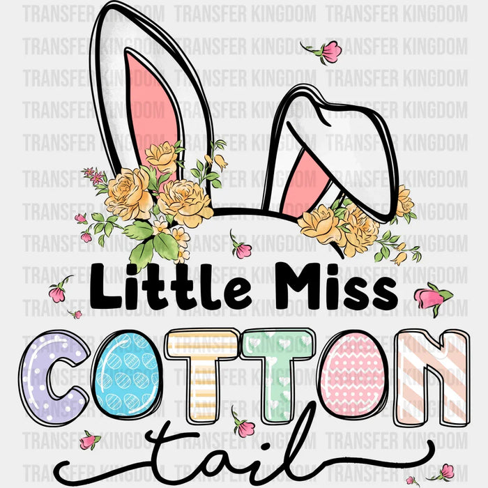 Little Miss Cotton Tail Easter Design - DTF heat transfer