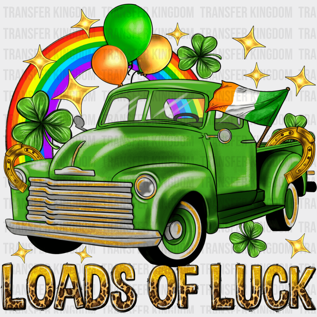Loads Of Luck St. Patrick's Day Design - DTF heat transfer - Transfer Kingdom