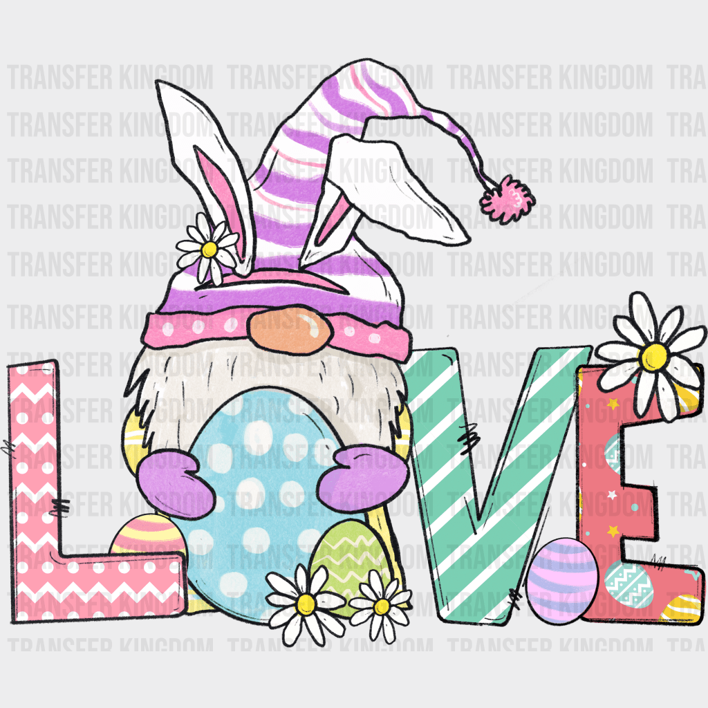 LOVE Easter Design - DTF heat transfer - Transfer Kingdom