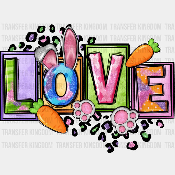 LOVE Carrots Easter Design - DTF heat transfer