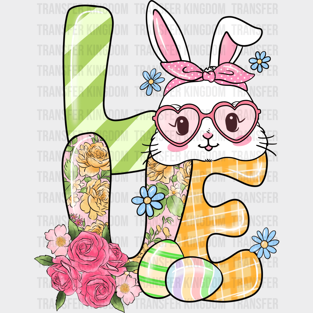 LOVE Easter Design - DTF heat transfer - Transfer Kingdom