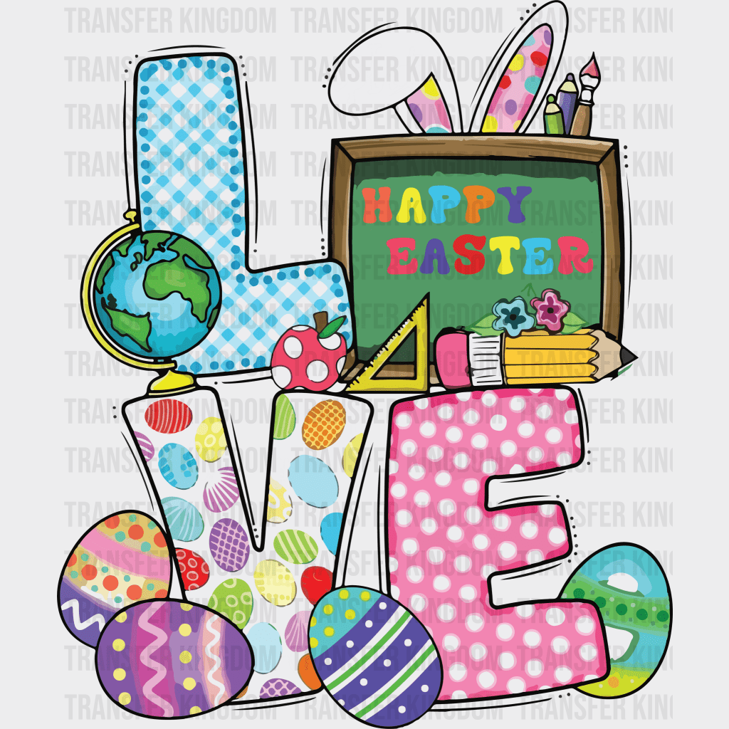 LOVE Easter Design - DTF heat transfer - Transfer Kingdom