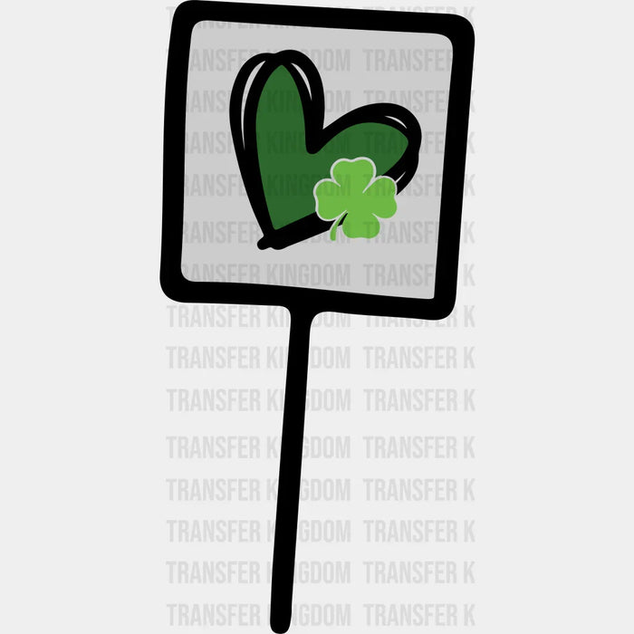Love Sign St. Patrick's Day Design - DTF heat transfer