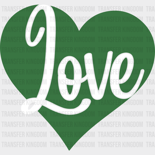 Love St. Patrick's Day Design - DTF heat transfer - Transfer Kingdom