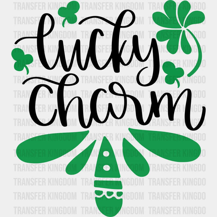 Clovers Shamrocks Lucky Charm St. Patrick's Day Design - DTF heat transfer