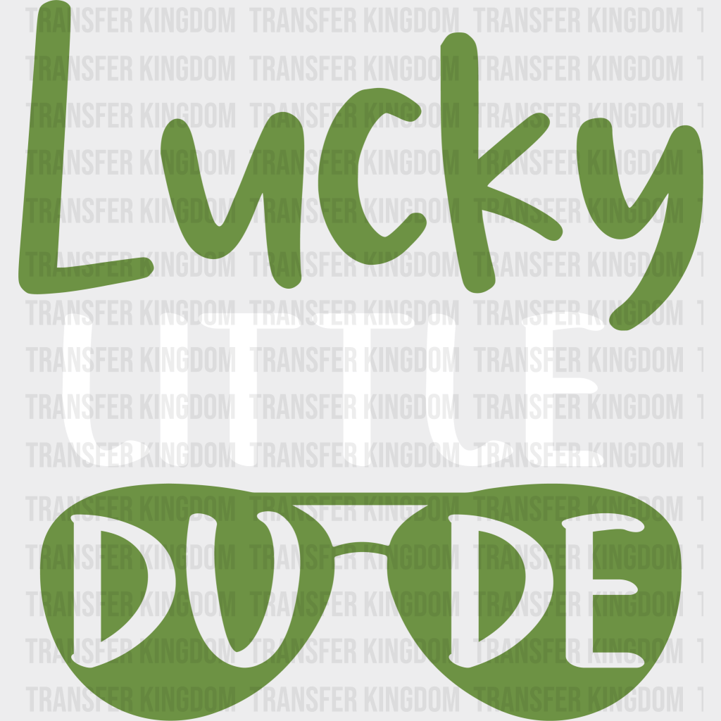 Lucky Little Dude St. Patrick's Day Design - DTF heat transfer - Transfer Kingdom