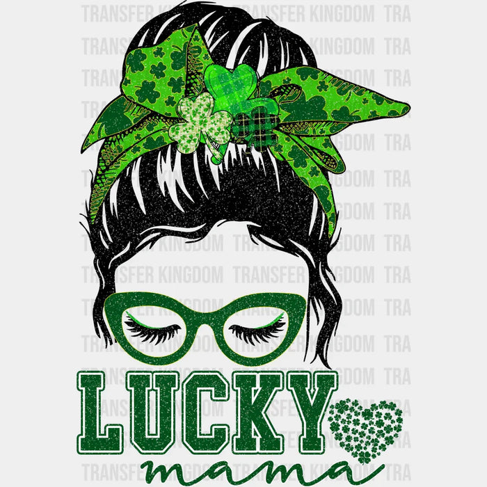 Lucky Mama Clover Design - St. Patrick's Day DTF heat transfer