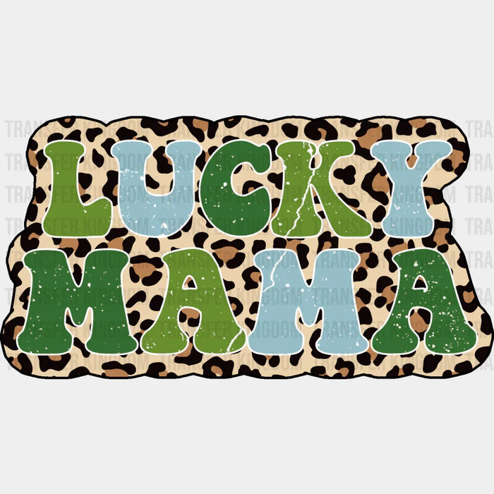 Lucky Mama Shamrock Charm Design - St. Patrick's Day DTF heat transfer