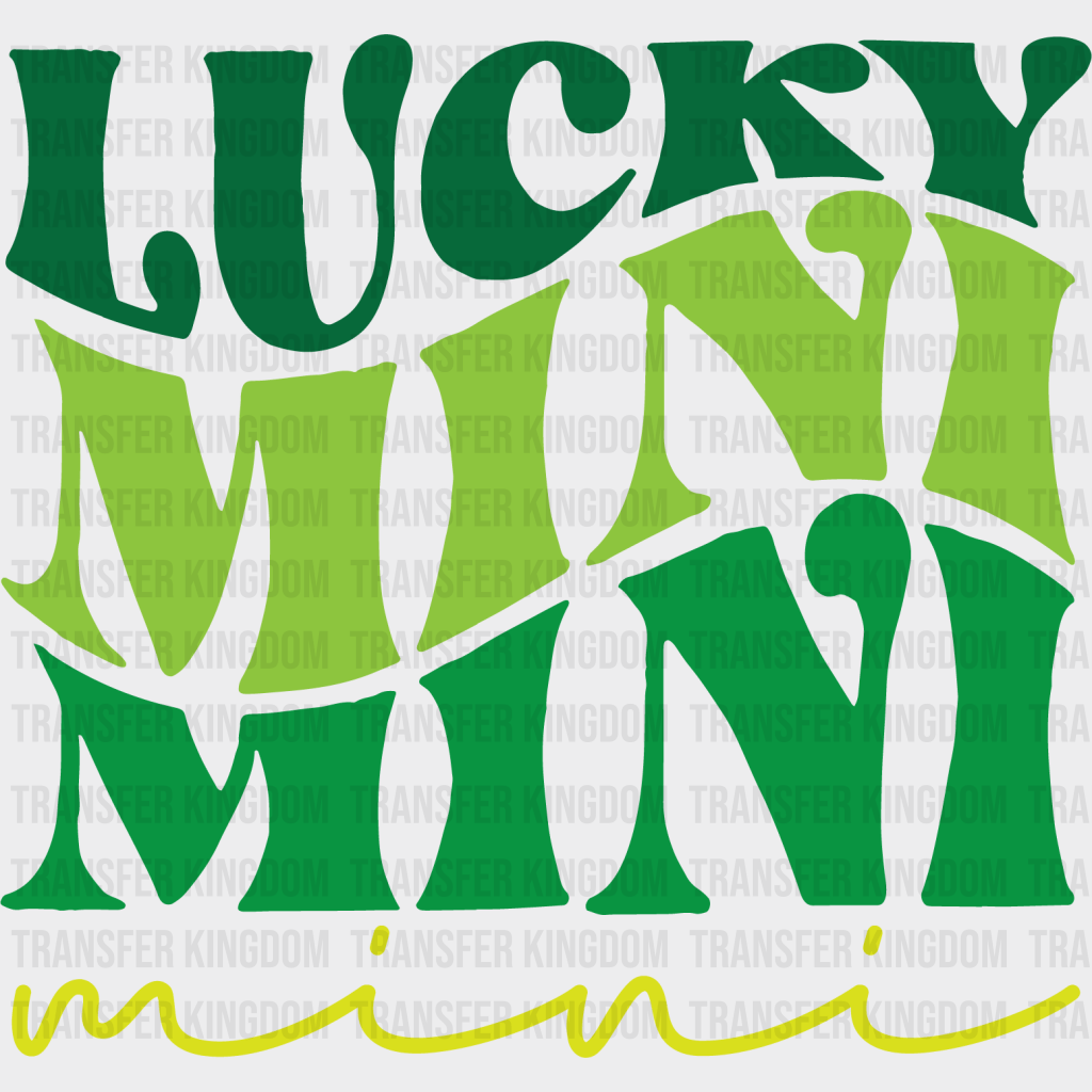 Lucky Mini St. Patrick's Day Design - DTF heat transfer - Transfer Kingdom